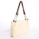 Bag-tout on lightning, beige color
