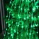 Smart garland "Horse tail" 10 threads of 1.5 m dew, IP20, silver thread, 150 LED, remote control, application, glow RGB, USB