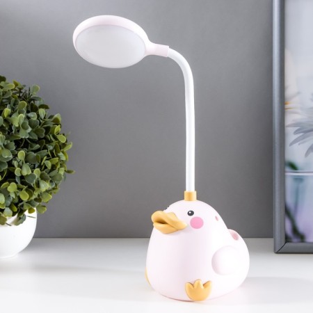 Table lamp "duckling" LED 3W battery pink 9.5x11x33 cm Risalux