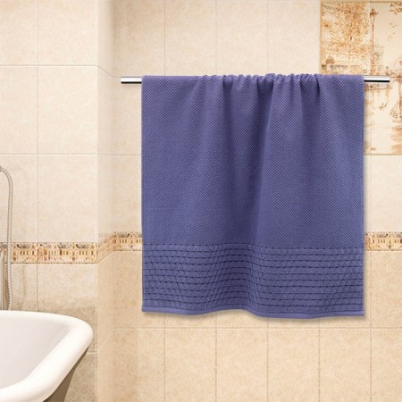 Tainted towel "Axel", 450 gr, size 70x130 cm, blue color-2