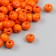 Beads for creativity tree "Orange" d = 0.8 cm set 20 grams