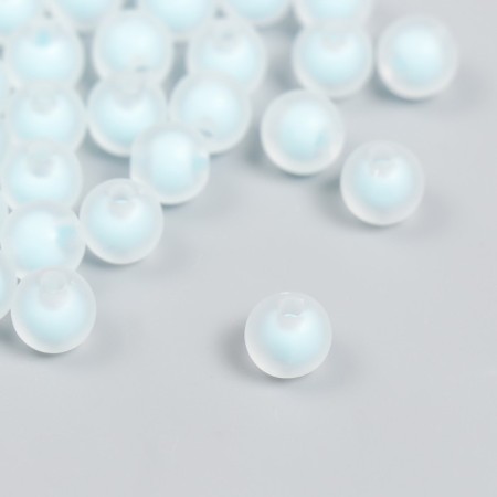Plastic beads "Blue" matte set 20 grams d = 0.8 cm