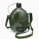 Army hiking “Adventure” 2 l for water, on straps, metal, green