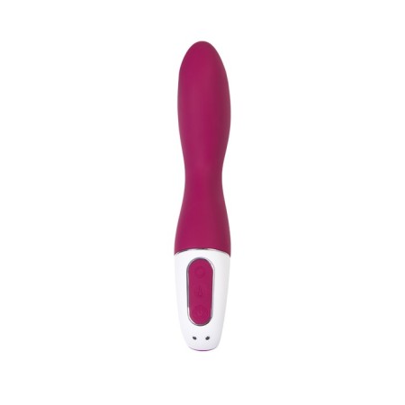 SATISFYER HEATED Thrill vibro -stimulator, red color-11