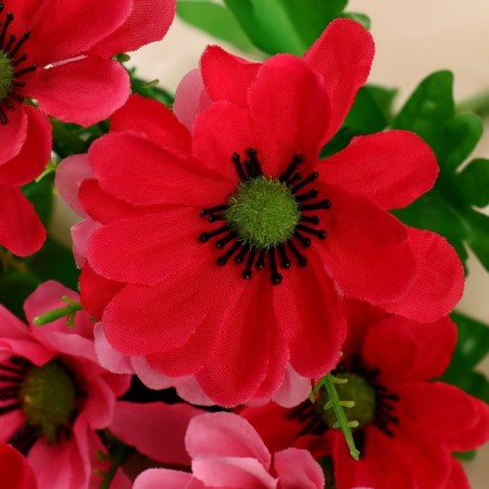 Bouquet "Clematis hybrid" D-7 cm 33 cm 14 flowers, mix-1