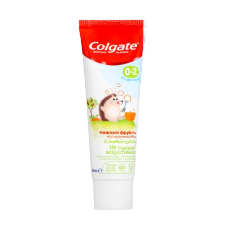 Baby toothpaste with the taste of delicate fruits, without fluoride, 40 ml-1