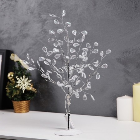 LED bush "Lessons" 35 × 26 × 3 cm, 10 LED, constant glow, from batteries CR2032x2 (complete), glow of warm white-1