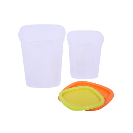 A set of plastic containers Oursson, 1.0/2.0 l, 2 pcs-1