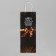 Gift package for a bottle, packaging, "bow", white craft, 13 x 36 x 10 cm