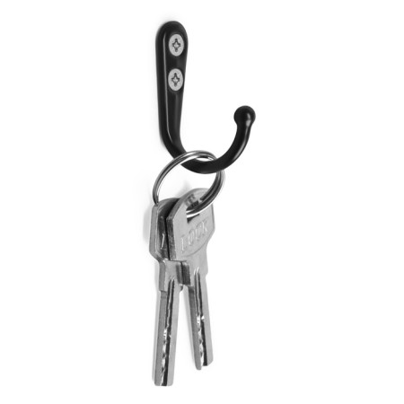 Hook furniture tundra TKO023, one -rod, black color-1