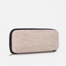 Lightning glass case, beige color