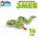 Soft toy "snake" on a suspension, 16 cm, green color