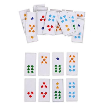 Domino bilateral "road signs", plastic, 28 details-2