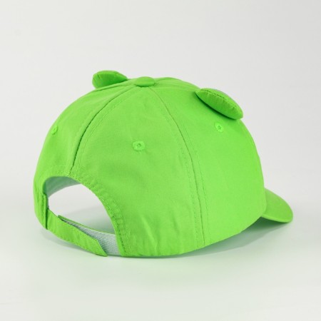Baby cap for a boy with eyes "Frog", rr. 48-50-3