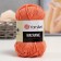 Yarn "Macrame Macrama" 100% polyester 130m/90g (160 St. Coral)