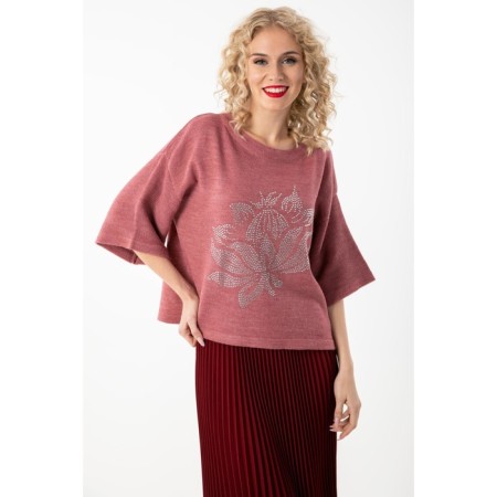 Female jumper, size 44, pink color-7