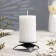 Climber "Asterisk" Metal for 1 candle, 9x3.5 cm, black