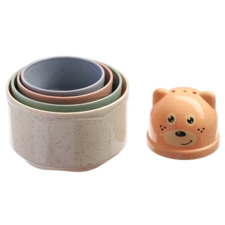 A set of bath toys "Pyramid Bear", cups, 5 pcs-3