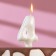 Candle in the "balls" cake, number "4", pearl, 5.5 cm