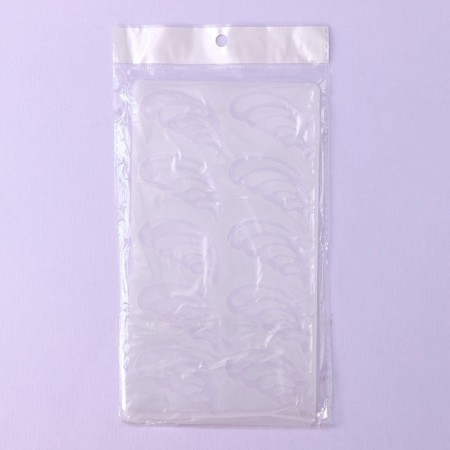 Form for chocolate "Fogger", 10 cells, 22 × 12 × 0.3 cm, the color is transparent-3
