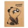 Universal diary for grades 1-11, 48 sheets "Crazy Panda", soft cover, selective UV-fluid, matte lamination