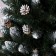 Artificial Christmas tree "Christmas fairy tale" bumps silver 120 cm