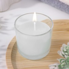 Anti -aromatic candle in a glass of Alania 