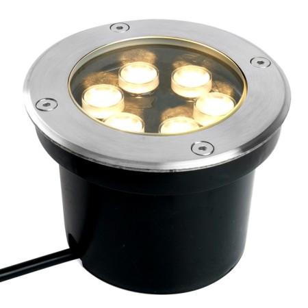 Porcelain lamp Feron SP2802, IP67, LED, 6 W, 120x120x90 mm, metallic color-1