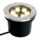 Porcelain lamp Feron SP2802, IP67, LED, 6 W, 120x120x90 mm, metallic color