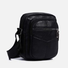 Male bag, black color