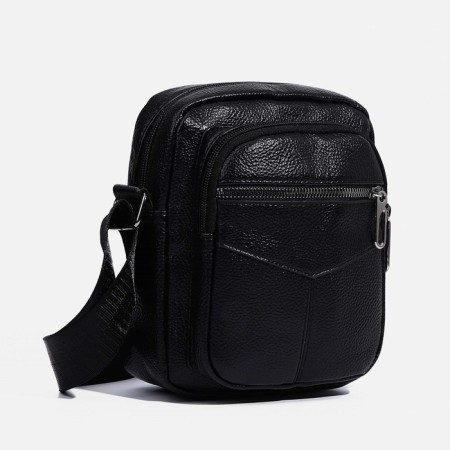 Male bag, black color