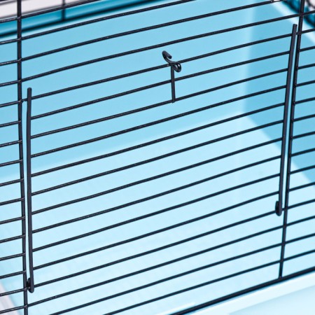 Cage for chinchilla "Pijon" No. 10, collapsible, 58 x 40 x 88, turquoise-2