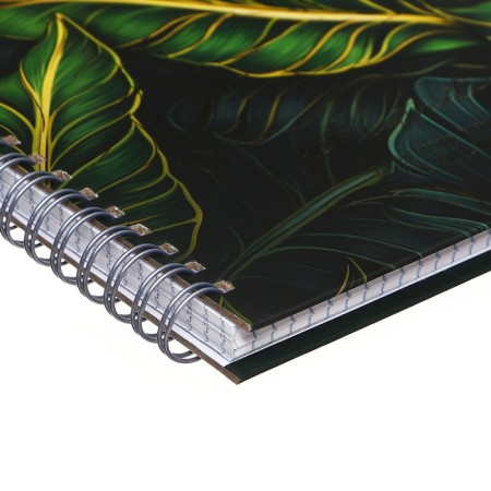 A notebook of 96 sheets in a cage on the crest Tropic Style, a hard cover, matte lamination, foil embossing, mix-2