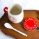 New Year. A mug with a lid and a spoon “New Year will warm”, 450 ml