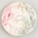 Disposable paper plate "Happy Birthday", flowers 18 cm