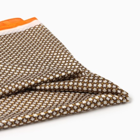 Women's scarf minku rr 70*70 cm, col. orange-1