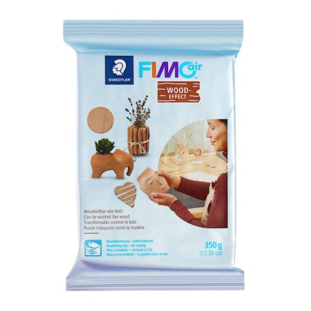 Масса для лепки самоотвердевающая эффект дерева 350г FIMO Air basic 8150-W7-1