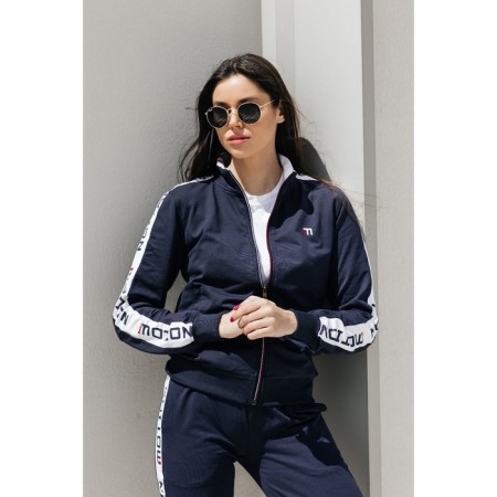 Female ishomine is a suit, size 44, dark blue color-9
