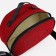 Cosmetic bag with a zipper, with a lining, burgundy color