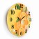 Watching clock, interior "citrus", silent, d-30 cm
