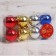 Set of balls plastic D-4 cm, 8 pcs "Classic gloss" mix