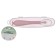 Spoon silicone children on a suction cup, in a container, pink color