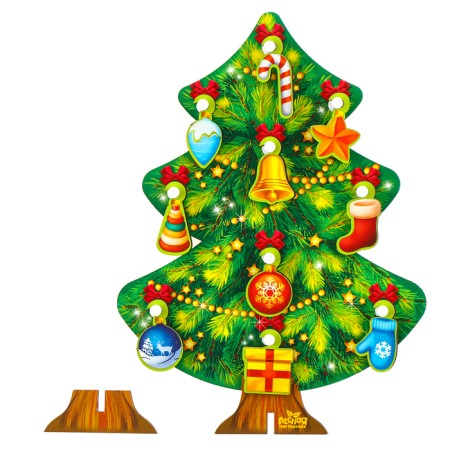 New Year's developing toy "New Year! Christmas tree ", 15 x 20 cm-3