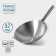 Skoroda-Wok Hanna Knövell stainless steel Chief, D = 32 cm, with a handle