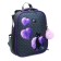 School backpack 38 x 30 x 16 cm, ergonomic back, stavia "black cat", gray