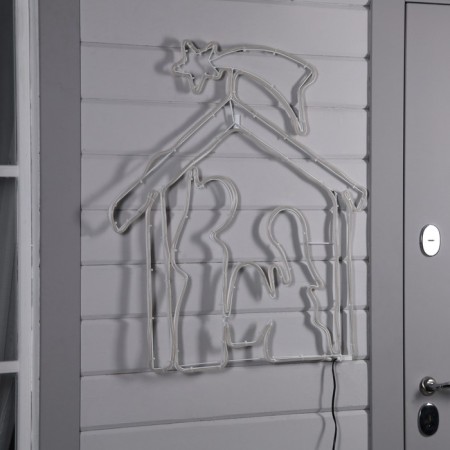 Neon figure "Christmas route", 85 × 75 cm, 896 LED, 220 V, glow warm white-1