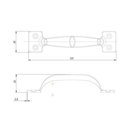 RC-70 handle, zinc coating-1