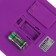 Kitchen CENTEK CT-2461, electronic, up to 5 kg, silver-violet