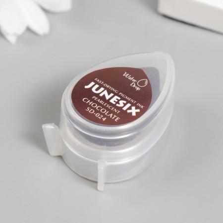 Stamping pillow Pearl "Chocolate" fast -dry 4.8x3.5 cm