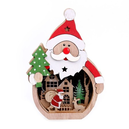 Santa Claus and Christmas tree lighting decor-2